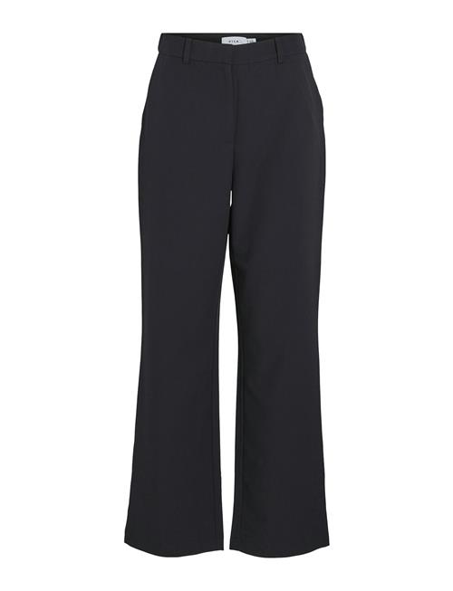 Vila Vimary Hw Straight Pants Vila Black