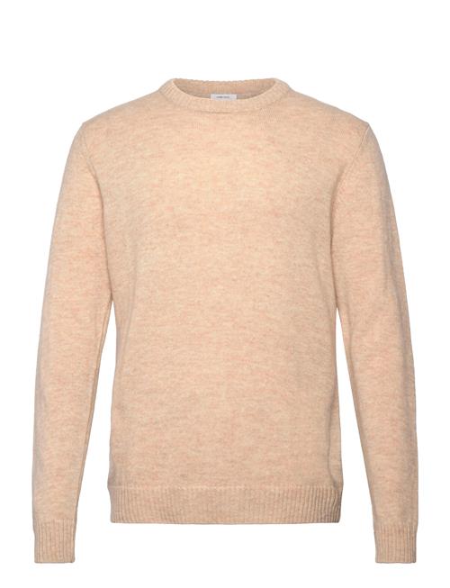 Lindbergh Lambswool O-Neck Knit Lindbergh Beige