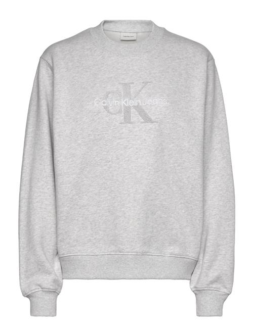 Calvin Klein Jeans Chenille Monologo Crewneck Calvin Klein Jeans Grey