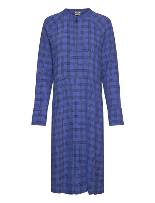 Check Pop Dupina Dress Mads Nørgaard Blue