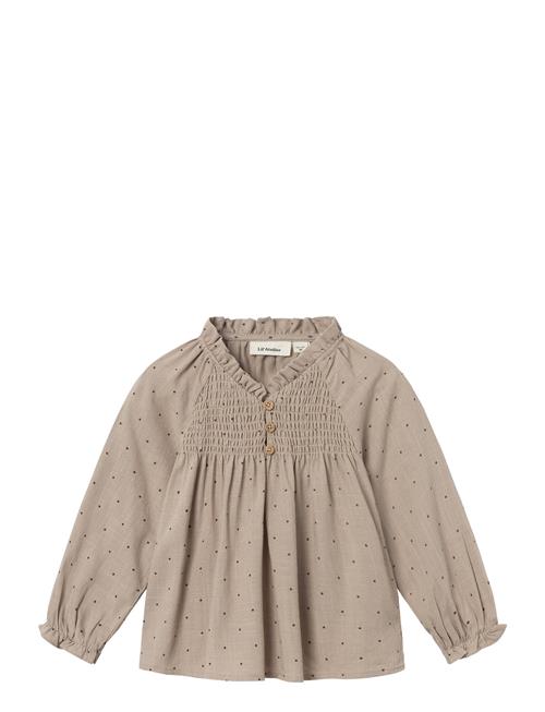 Lil'Atelier Nmfnuna Ls Shirt Lil Lil'Atelier Beige