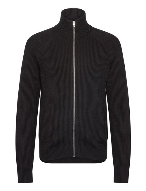 Jack & Jones Jjpannel Knit Zip Cardigan Aw24 Jack & J S Black