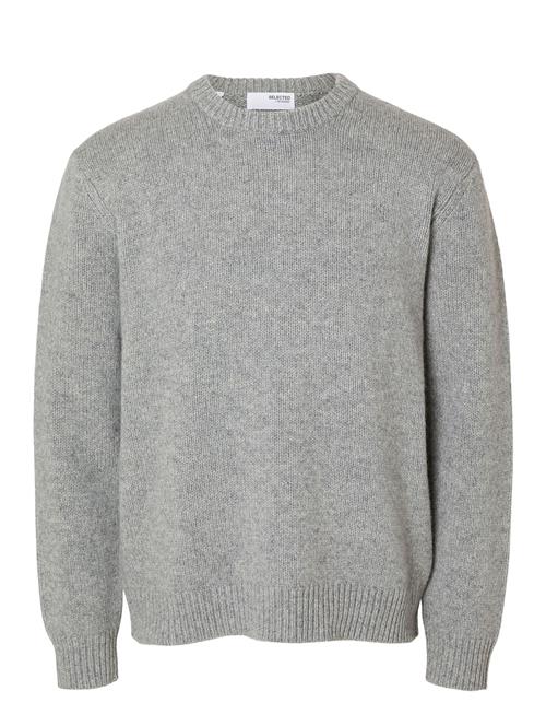 Selected Homme Slhcody Ls Knit Relaxed Crew Neck Noos Selected Homme Grey