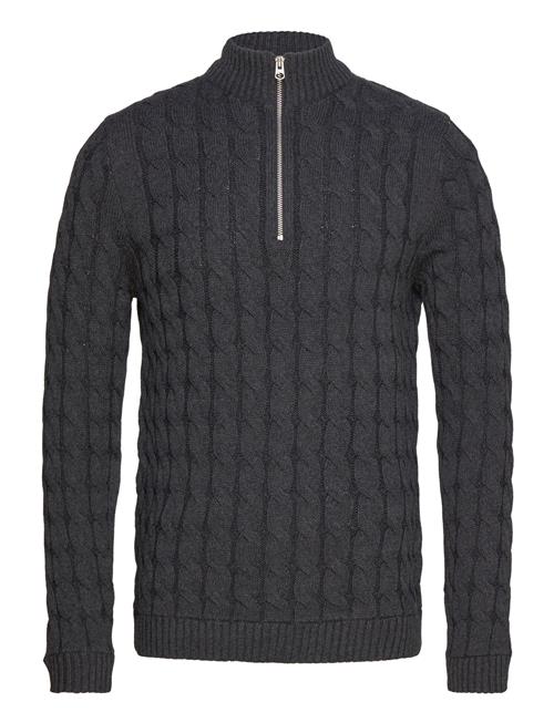 ONLY & SONS Onskicker Life Reg 3 Cable Half Zip Knit ONLY & SONS Navy