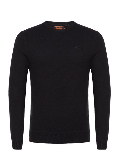 Superdry Essential Slim Fit Crew Jumper Superdry Black