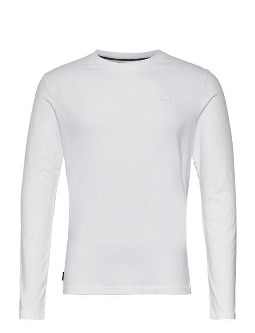 Essential Logo Long Sleeve Top Superdry White