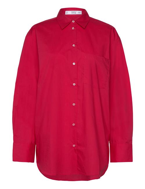 Mango Pocket Over Shirt Mango Red