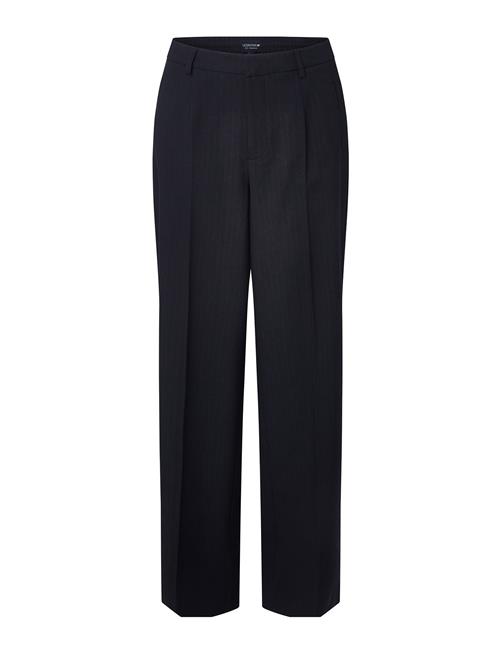 Lexington Clothing Kennedy Pinstripe Tailored Wide Pants Lexington Clothing Navy