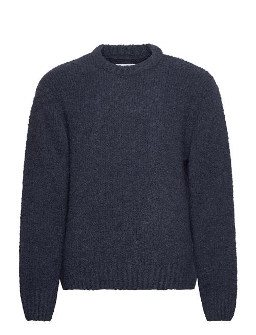 Dun Textured Sweater-Ink Edwin Navy