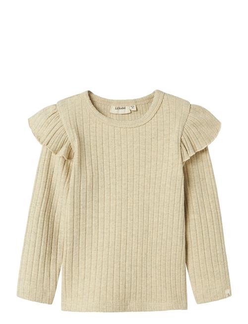 Lil'Atelier Nmfniva Kio Ls Slim Top Lil Lil'Atelier Beige