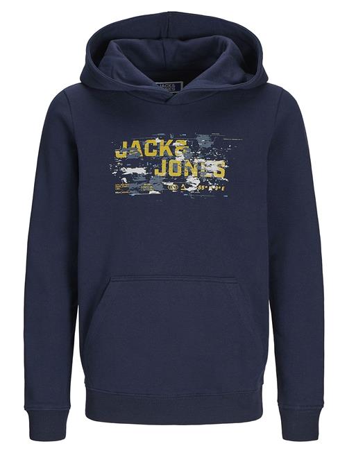 Jack & Jones Jcooutdoor Logo Sweat Hood Sn Jnr Jack & J S Navy