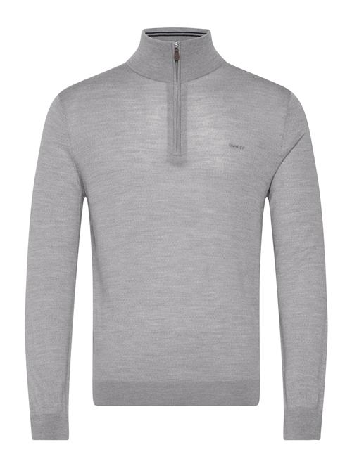 GANT Extrafine Merino Wool Half Zip GANT Grey