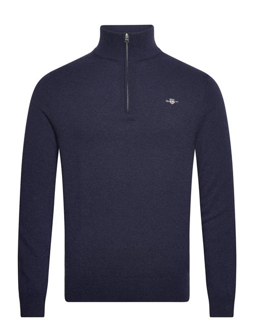 GANT Extrafine Lambswool Half Zip GANT Navy