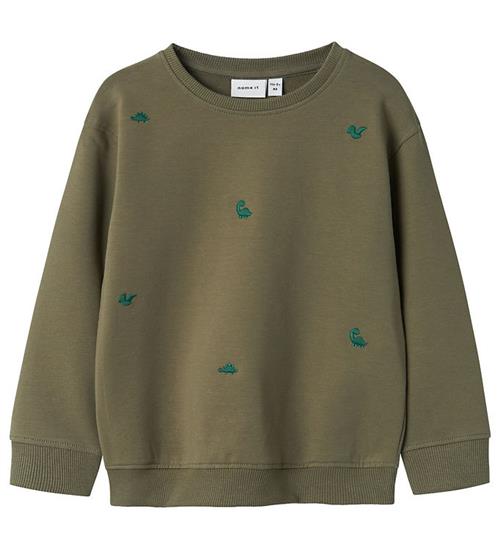 Name It Sweatshirt - NmmBen - Dusty Olive