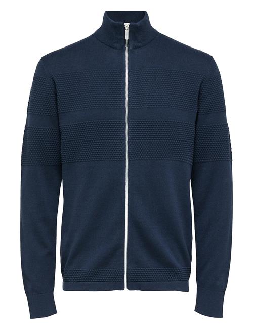 Slhmaine Ls Knit Cardigan W Selected Navy