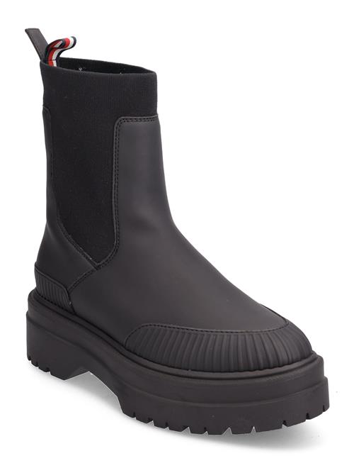 Tommy Hilfiger Feminine Rubberized Thermo Boot Tommy Hilfiger Black