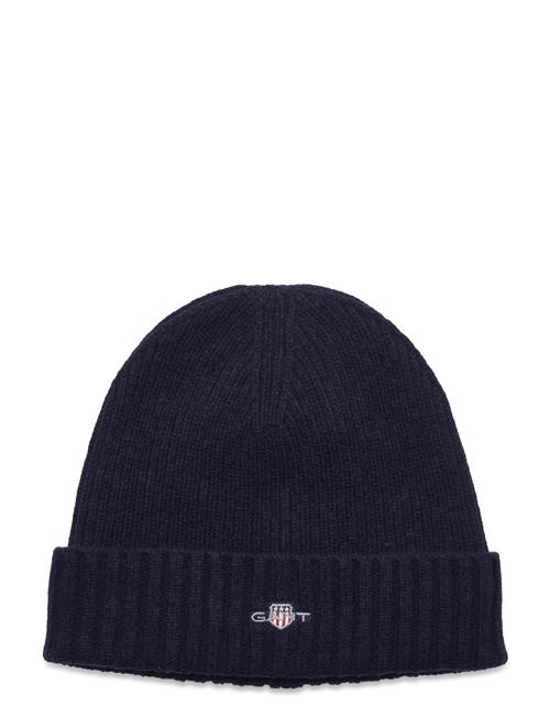 Unisex. Shield Wool Beanie GANT Navy