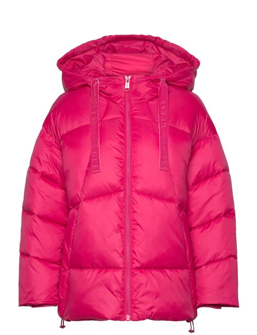 Letizia Hooded Puffa GUESS Jeans Pink