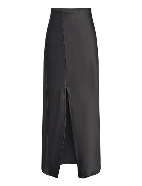 Diemen Satin Skirt Grunt Black