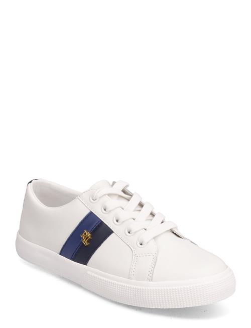 Lauren Ralph Lauren Janson Ii Leather Sneaker Lauren Ralph Lauren White