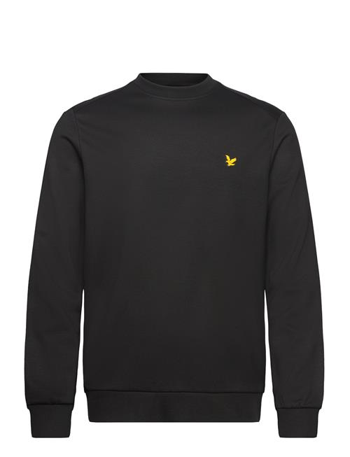 Crew Neck Fly Fleece Lyle & Scott Sport Black