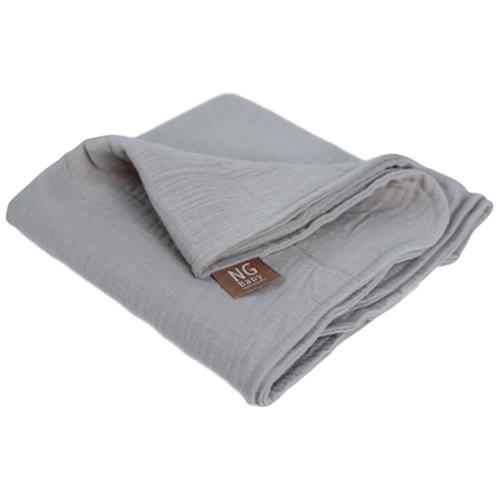 NG Baby Muslin Blanket Deluxe Greige | Grå | 0