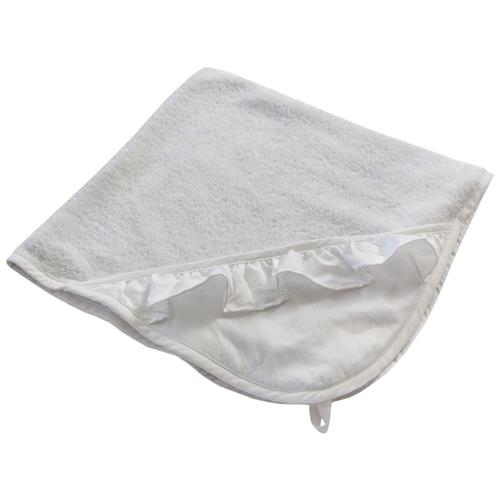 Se NG Baby Badekåbe med flæse White | Hvid | 0 ved Babyshop