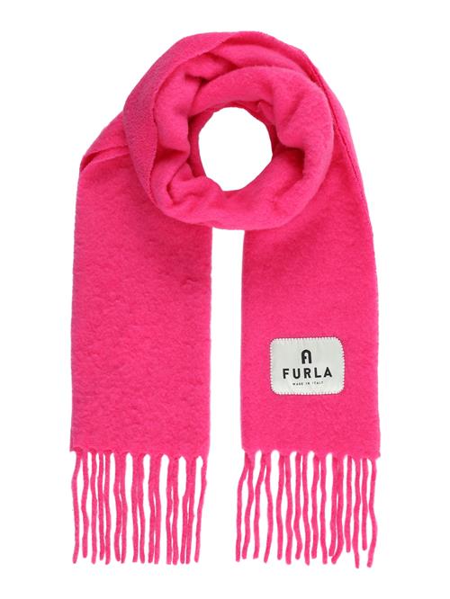 FURLA Sjal 'Moon'  mørk pink / hvid