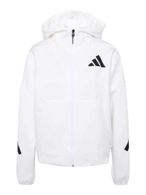 ADIDAS SPORTSWEAR Sportsweatshirt 'Z.N.E.'  sort / hvid