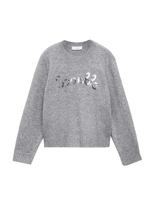 MANGO KIDS Pullover 'SPARKLE'  grå / sølv