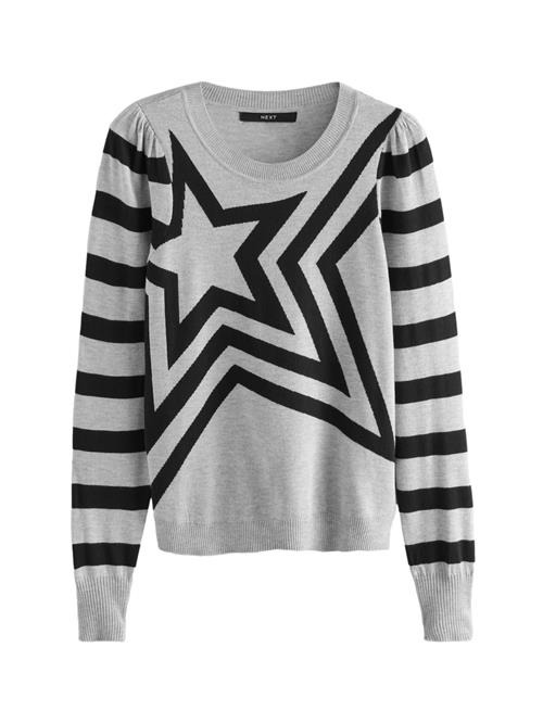 Se Next Pullover  grå / lysegrå / sort ved About You