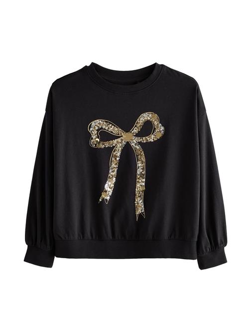 Se Next Sweatshirt  guld / sort ved About You