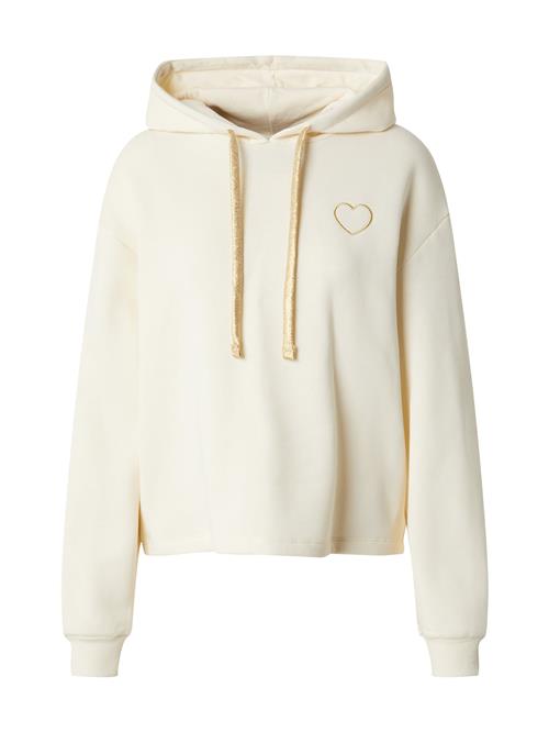 Se PIECES Sweatshirt 'PCCHILLI'  champagne / guld ved About You