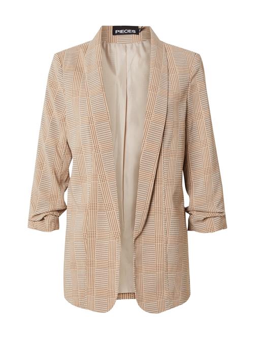 PIECES Blazer 'PCBOSELLA'  camel / taupe / hvid