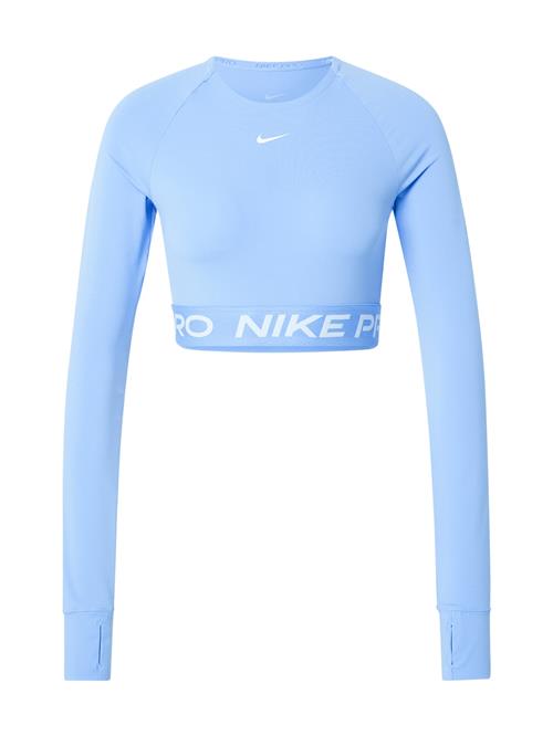 NIKE Funktionsbluse 'PRO'  lyseblå / hvid