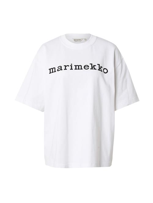 Marimekko Oversized bluse 'VEISTO'  sort / hvid