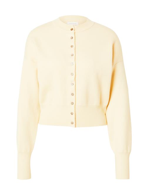 Se TOPSHOP Cardigan  pastelgul ved About You