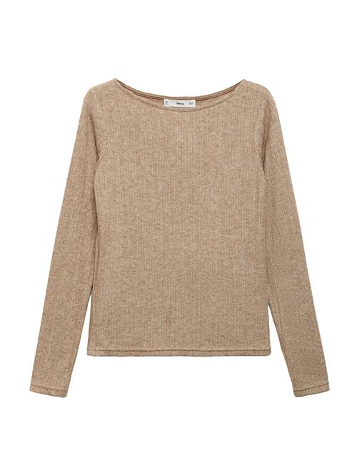 MANGO Pullover 'POINTE'  lysebrun