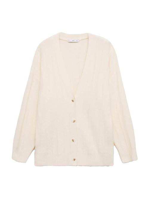 Se MANGO Cardigan 'TALDOTE'  lysebeige ved About You