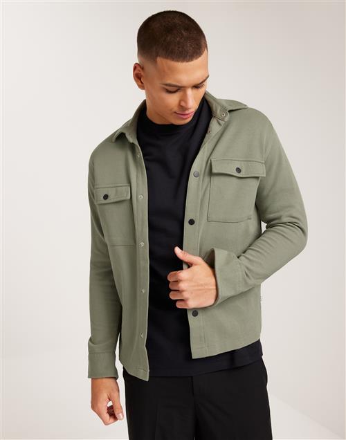 Selected Homme Slhjackie Sweat Jacket Noos Overshirts Grøn