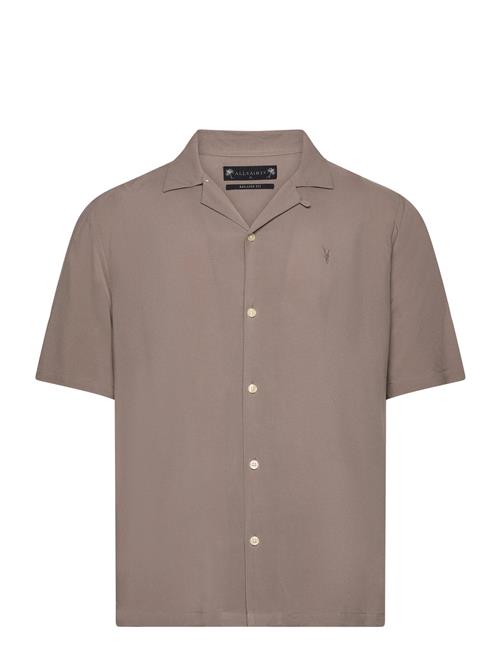 AllSaints Venice Ss Shirt AllSaints Brown