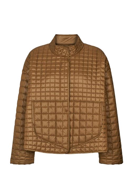 Rabens Saloner Kally - Linear Quilt Short Jacket Rabens Sal R Brown