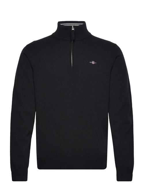 Superfine Lambswool Half Zip GANT Black