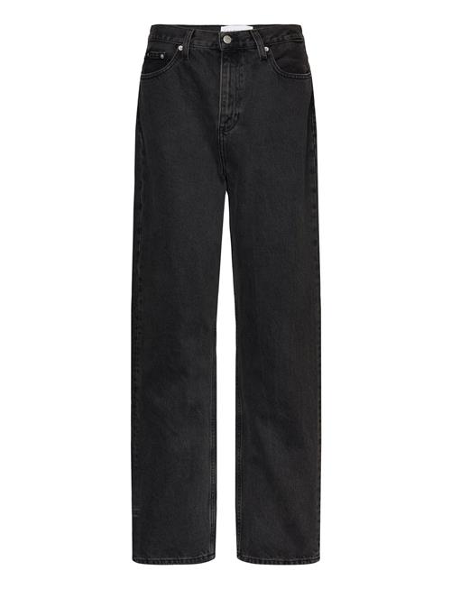 High Rise Straight Calvin Klein Jeans Black