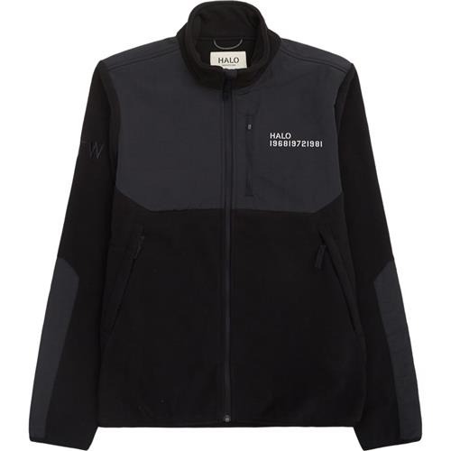 Halo Blocked Zip Fleece Black