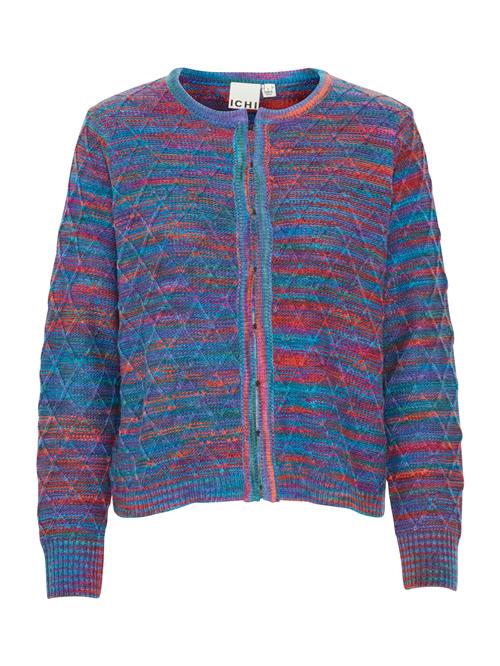 ICHI Cardigan 'IH BRONTE'  blå / grøn / hummer / magenta