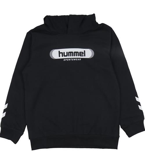 Hummel Hættetrøje - hmlEssi - Sort m. Hvid