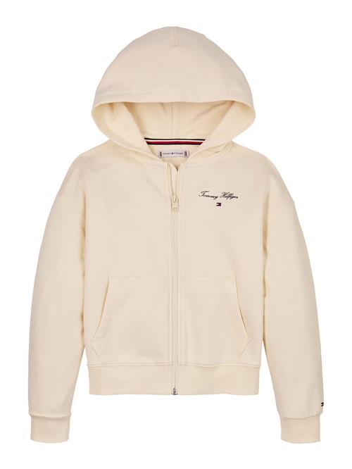 TOMMY HILFIGER Sweatjakke  lysebeige / blodrød / sort