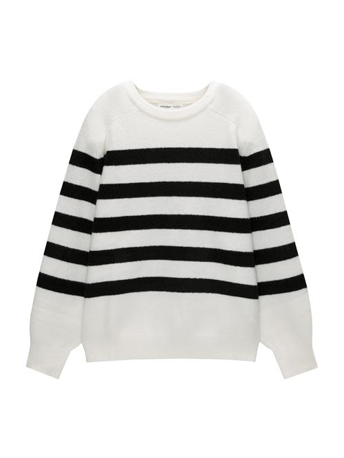 Se Pull&Bear Pullover  sort / hvid ved About You