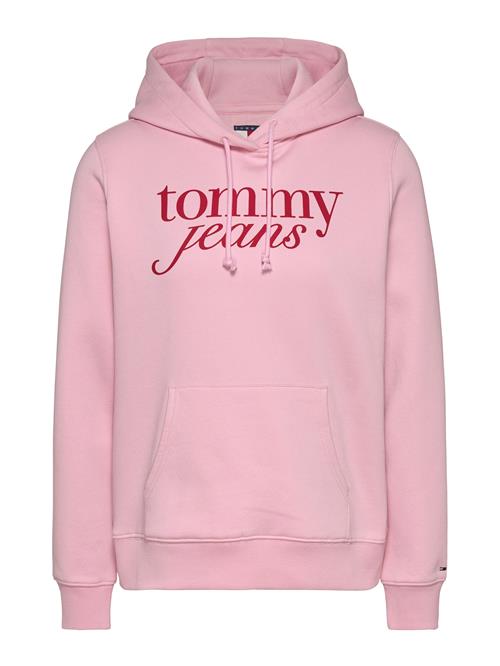 Tommy Jeans Sweatshirt 'ESS'  lyserød / grenadine